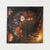 Erntedank-Kleider-Tapestry Wandteppich (Vorderseite (Horizontal))