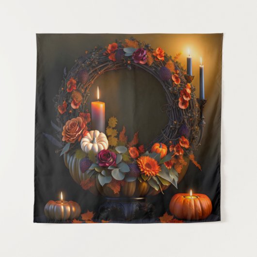 Erntedank-Kleider-Tapestry Wandteppich (Vorderseite)