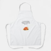 Erntedank Koch Kochen lustiges Zitat mit Truthahn Schürze (Vorderseite)