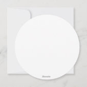 Erntedank Kranz - einfach gesegnet Feiertagskarte (Rückseite)