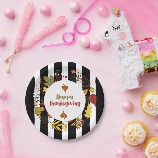 Erntedank-Kranz Pappteller (Party)