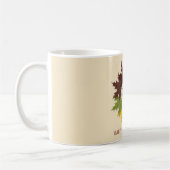 Erntedank Kreis von Blätter Kaffeetasse (Links)