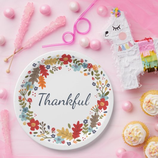 Erntedank Küche Essen Herbst Kleider Dekoration Pappteller (Party)