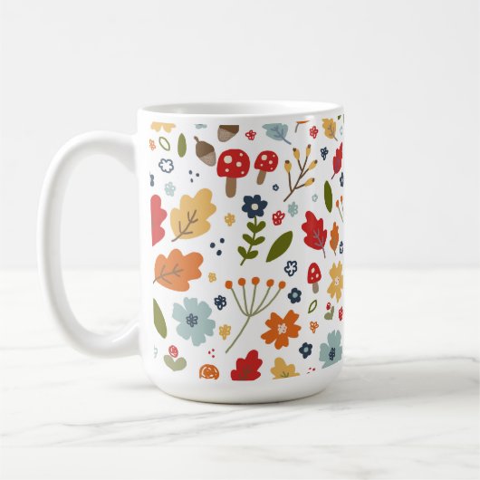 Erntedank Küche Essen Herbstfarben Kaffeetasse (Links)