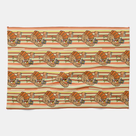 Erntedank Küche Handtuch (Horizontal)