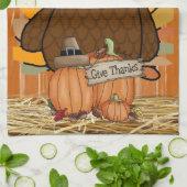 Erntedank Küche Handtuch (Gefaltet)