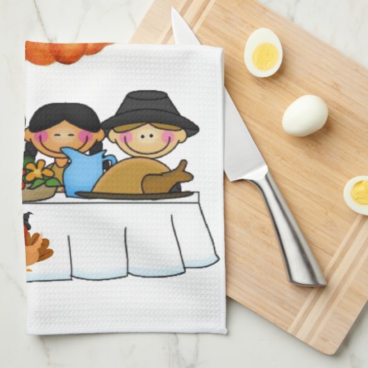 Erntedank Küche Handtuch (Viertel Falte)