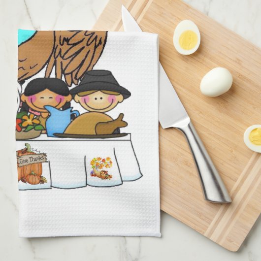 Erntedank Küche Handtuch (Viertel Falte)