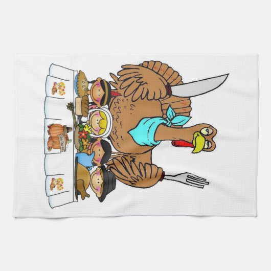 Erntedank Küche Handtuch (Horizontal)