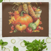 Erntedank Küche Handtuch (Gefaltet)