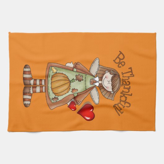 Erntedank Küche Handtuch (Horizontal)