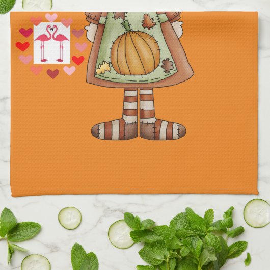 Erntedank Küche Handtuch (Gefaltet)