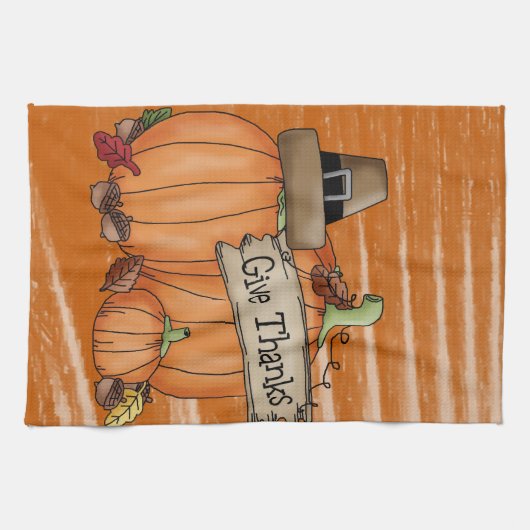 Erntedank Küche Handtuch (Horizontal)