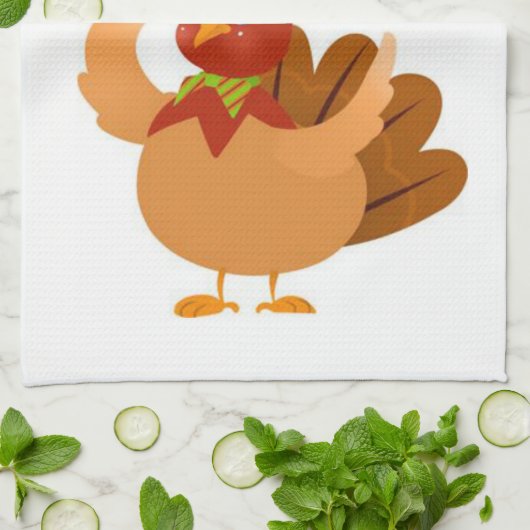 Erntedank Küche Handtuch (Gefaltet)