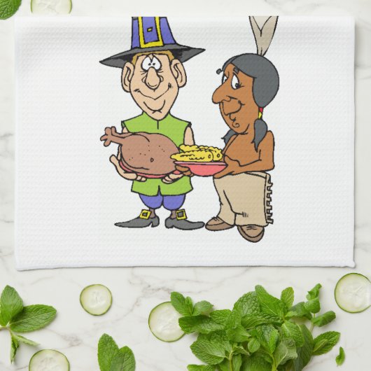 Erntedank Küche Handtuch (Gefaltet)