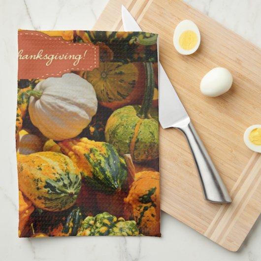 Erntedank Küche Handtuch (Viertel Falte)