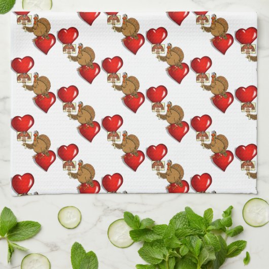 Erntedank Küche Handtuch (Gefaltet)