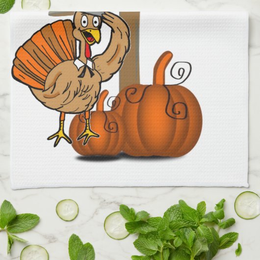 Erntedank Küche Handtuch (Gefaltet)