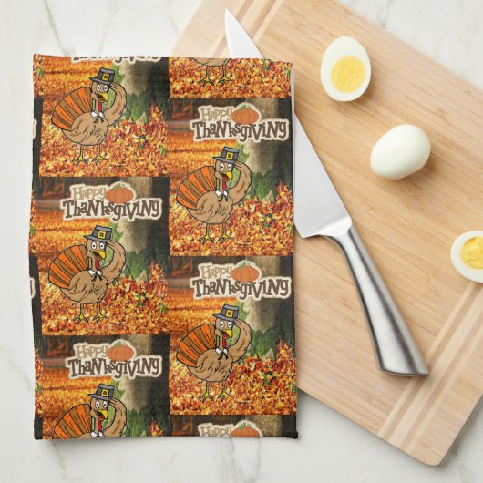 Erntedank Küche Handtuch (Viertel Falte)