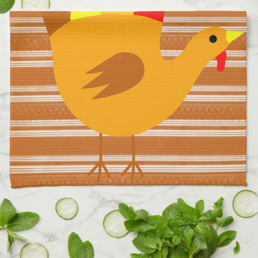 Erntedank Küche Handtuch (Gefaltet)