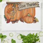 Erntedank Küche Handtuch (Gefaltet)