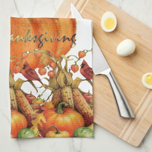 Erntedank Küche Handtuch (Viertel Falte)