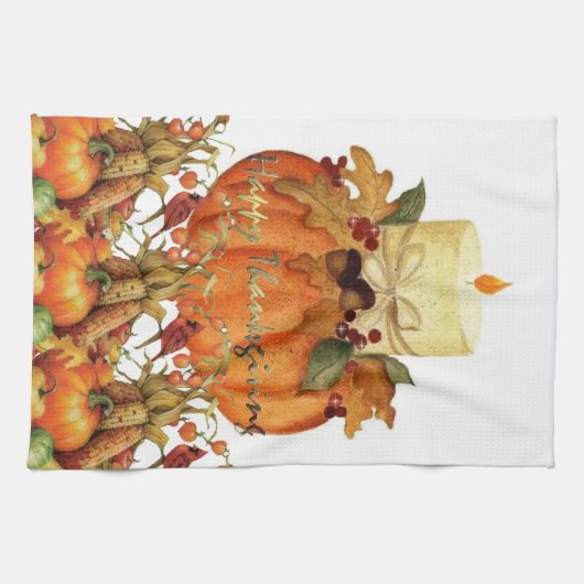 Erntedank Küche Handtuch (Horizontal)