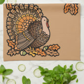 Erntedank-Küchen-Tuch Handtuch (Gefaltet)