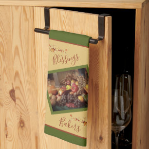 Erntedank Küchentuch personalisiert