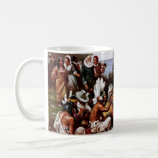 Erntedank Kunsthandwerk Tasse (Links)