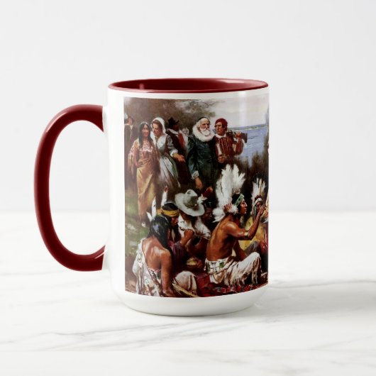 Erntedank Kunsthandwerk Tasse (Links)