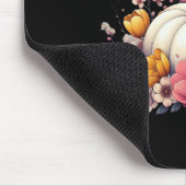 Erntedank-Kürbis-Blumen Herbst Herbst Feiertag  Mousepad (Ecke)