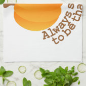 Erntedank-Kürbis Küchentuch (Gefaltet)