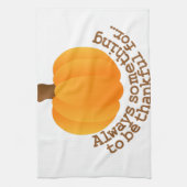 Erntedank-Kürbis Küchentuch (Vertikal)