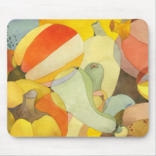 Erntedank-Kürbise Mousepad