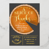 Erntedank Kürbiskuchen Freiwillige Mittagessen Ver Folieneinladung (Vorderseite)