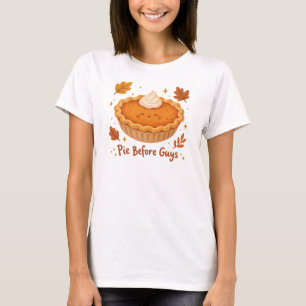 Erntedank-Kürbiskuchen - Hübscher Herbsthumor T-Shirt