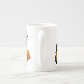 Erntedank Le Chat Noir mit türkischer Pilgrim Porzellantasse (Rückseite)