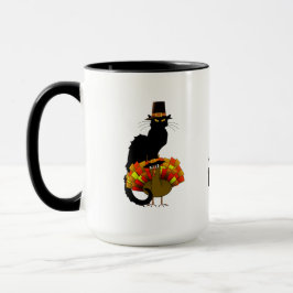 Erntedank Le Chat Noir mit türkischer Pilgrim Tasse