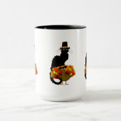 Erntedank Le Chat Noir mit türkischer Pilgrim Tasse (Zentrum)