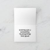 Erntedank-Leaf-Karte Feiertagskarte (Innenseite)