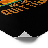 Erntedank-Leeftovers sind für Quitters Classic Co Poster (Ecke)