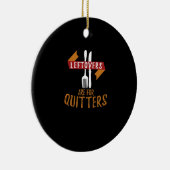 Erntedank-Leeftovers sind für Quitters Classic Keramik Ornament (Rechts)