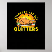 Erntedank-Leftovers sind für die Quittung mit Turk Poster (Vorne)