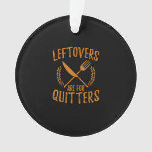 Erntedank Leftovers sind für Quittages Funny Ornament