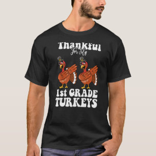 Erntedank-Lehrer dankbar für die erste Klasse Tur T-Shirt
