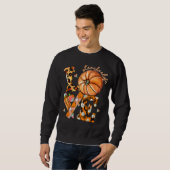 Erntedank Lehrer Life Pumpkin Liebe Leopard Fal Sweatshirt (Vorne ganz)