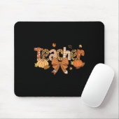 Erntedank Leopard Fall Pumpkin Herbst T Mousepad (Mit Mouse)