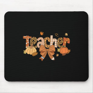 Erntedank Leopard Fall Pumpkin Herbst T Mousepad