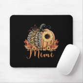 Erntedank Leopard Pumpkin und Sonnenblumen Mimi Mousepad (Mit Mouse)